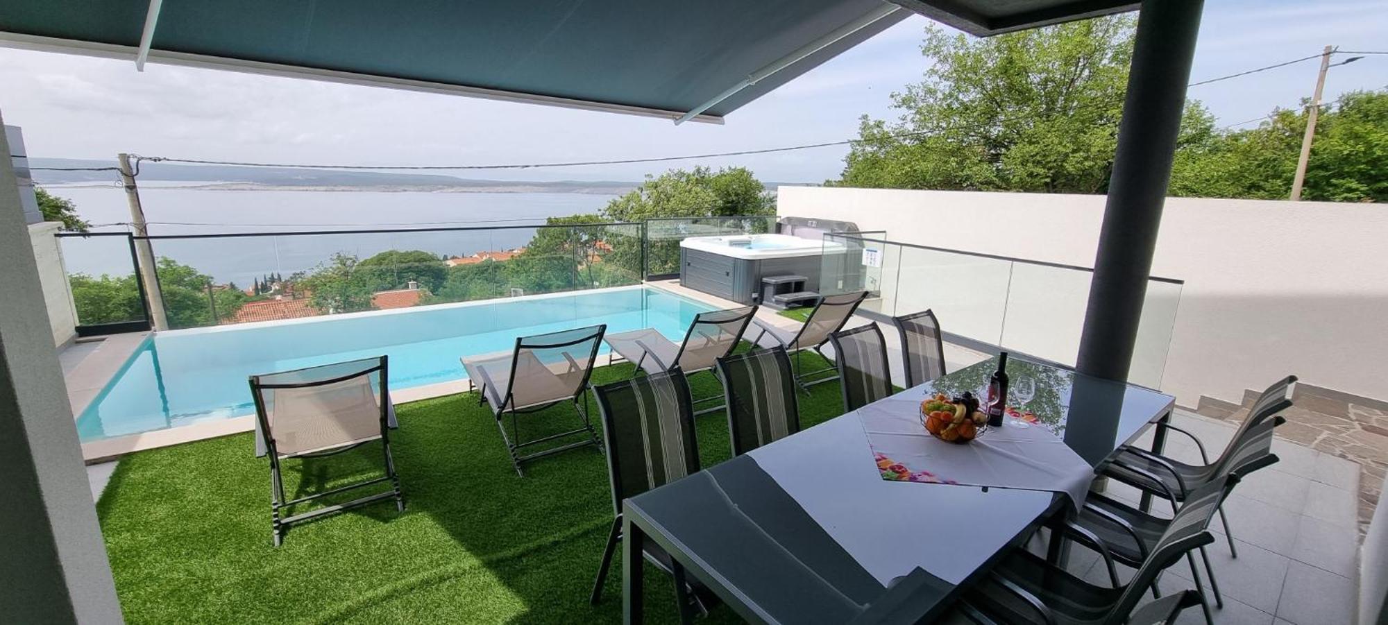 Villa Ewa & Tomi Dramalj Kültér fotó